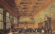 Francesco Guardi, rThe Doge Grants an Andience in the Sala del Collegin in the Ducal Palace (mk05)